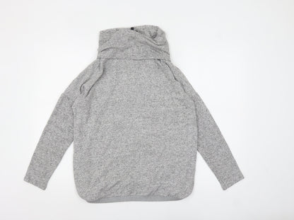 Womens UK Size 12 Phase Eight Grey Tunic Blouse
