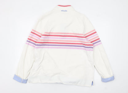 Womens UK Size 16 Crew Clothing Company Ivory Pullover Sweatshirt
