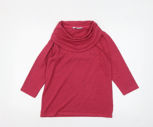 Womens UK Size 8 Penny Plain Pink Tunic Blouse