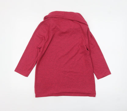 Womens UK Size 8 Penny Plain Pink Tunic Blouse