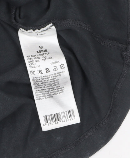 Mens UK Size M XSIDE Black  T-Shirt