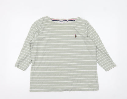 Womens UK Size M U.S. Polo Assn. Green Basic T-Shirt