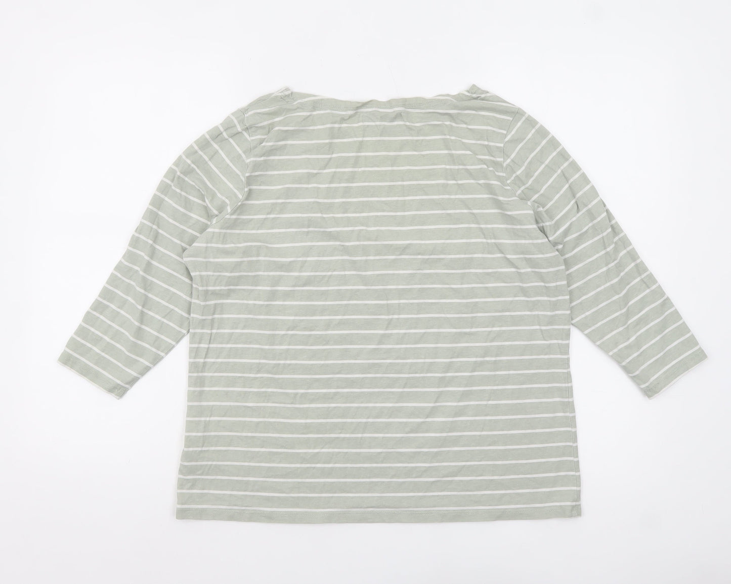Womens UK Size M U.S. Polo Assn. Green Basic T-Shirt