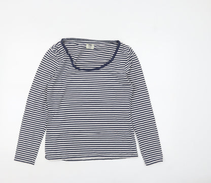 Womens UK Size M Crew Clothing Co. Blue Basic T-Shirt