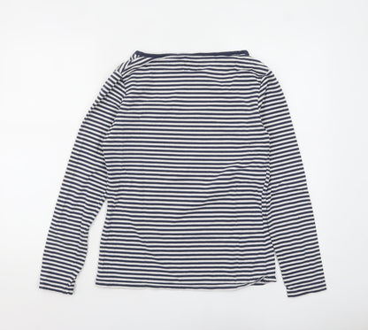 Womens UK Size M Crew Clothing Co. Blue Basic T-Shirt