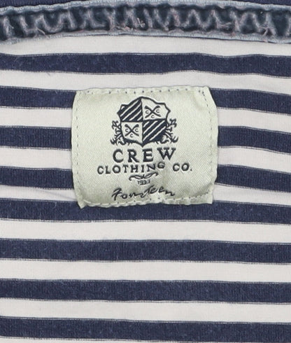 Womens UK Size M Crew Clothing Co. Blue Basic T-Shirt