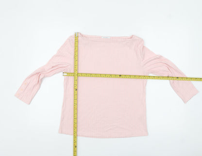 Womens UK Size 12 Principles Pink Basic Blouse