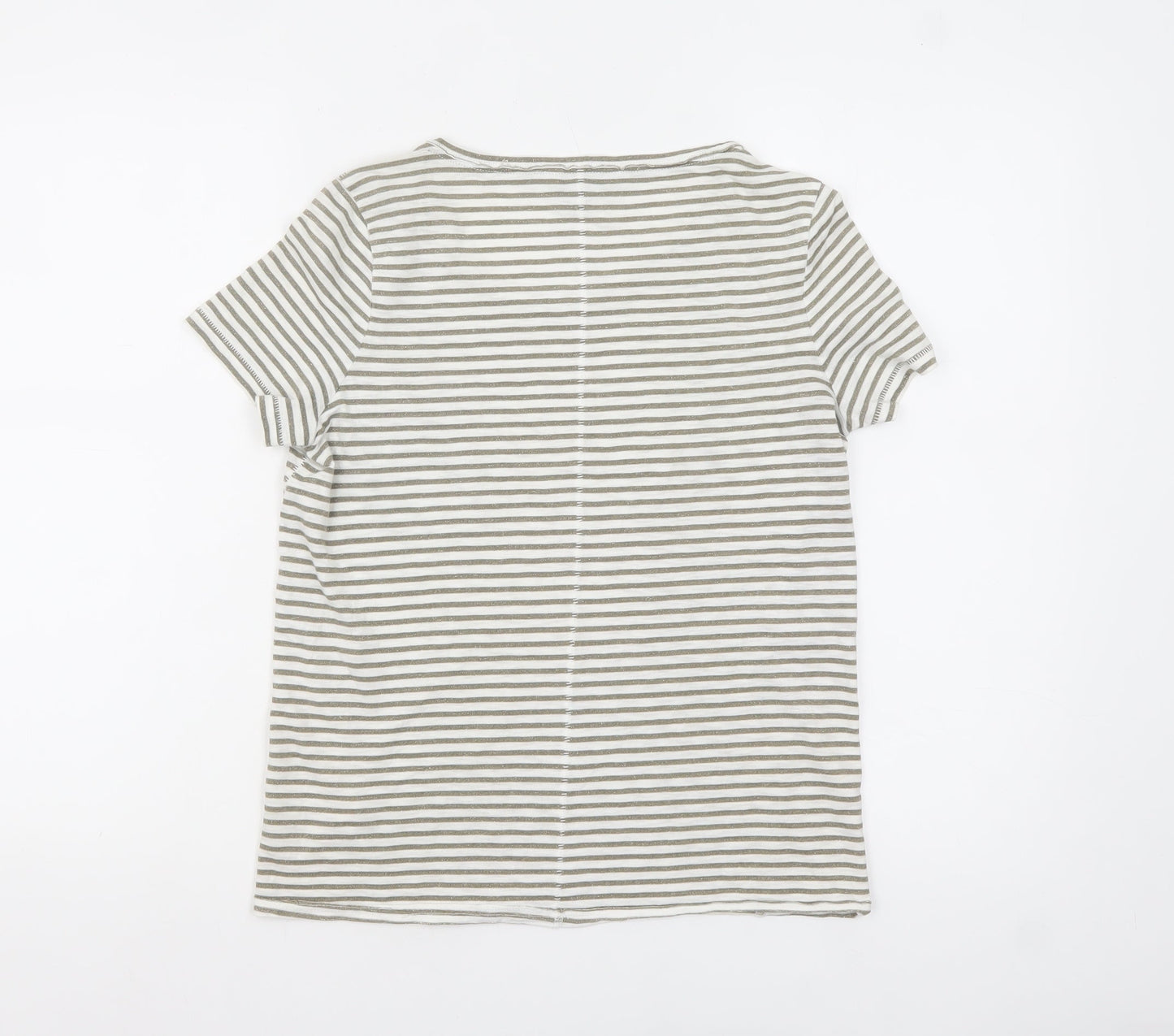 Womens UK Size 6 NEXT Beige Basic T-Shirt