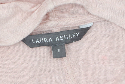 Womens UK Size S Laura Ashley Pink Cardigan Jumper