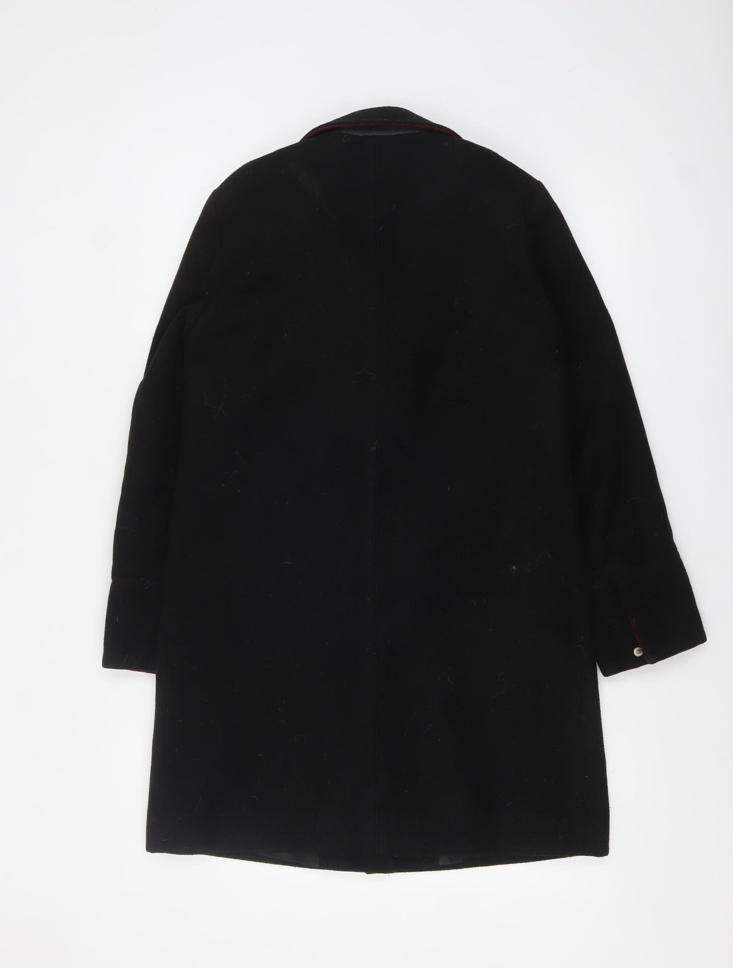 Womens UK Size 6 Topshop Black Overcoat