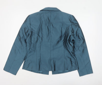 Womens UK Size 12 Travis Ayers Regular Blue Blazer