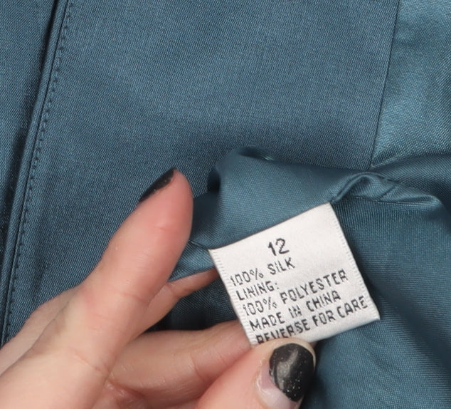 Womens UK Size 12 Travis Ayers Regular Blue Blazer