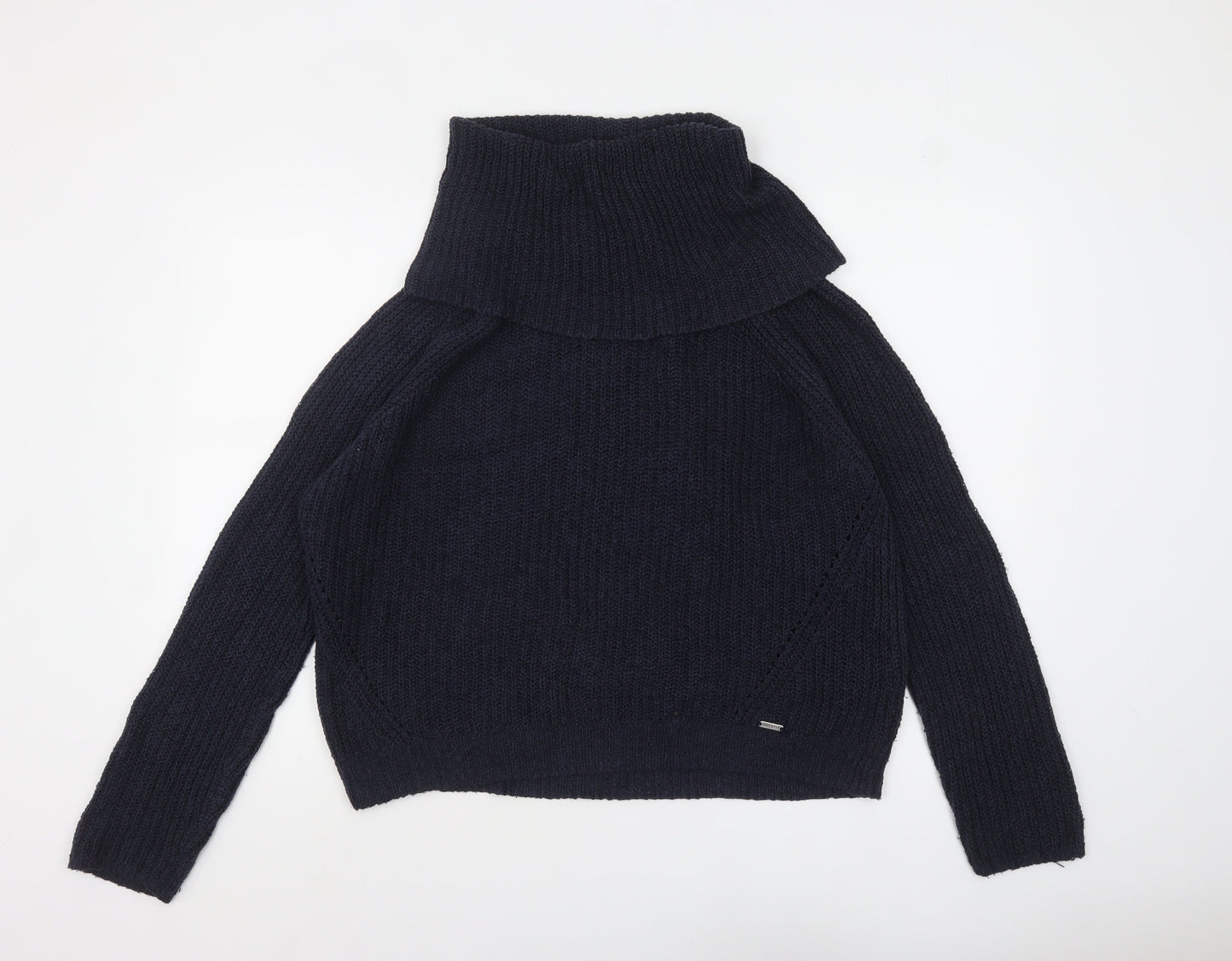 Womens UK Size L Hollister Blue Pullover Jumper
