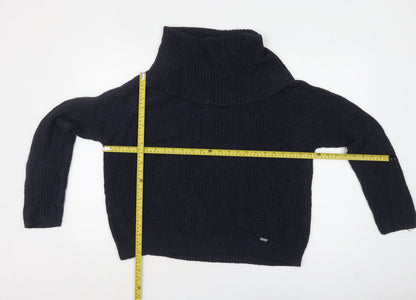Womens UK Size L Hollister Blue Pullover Jumper