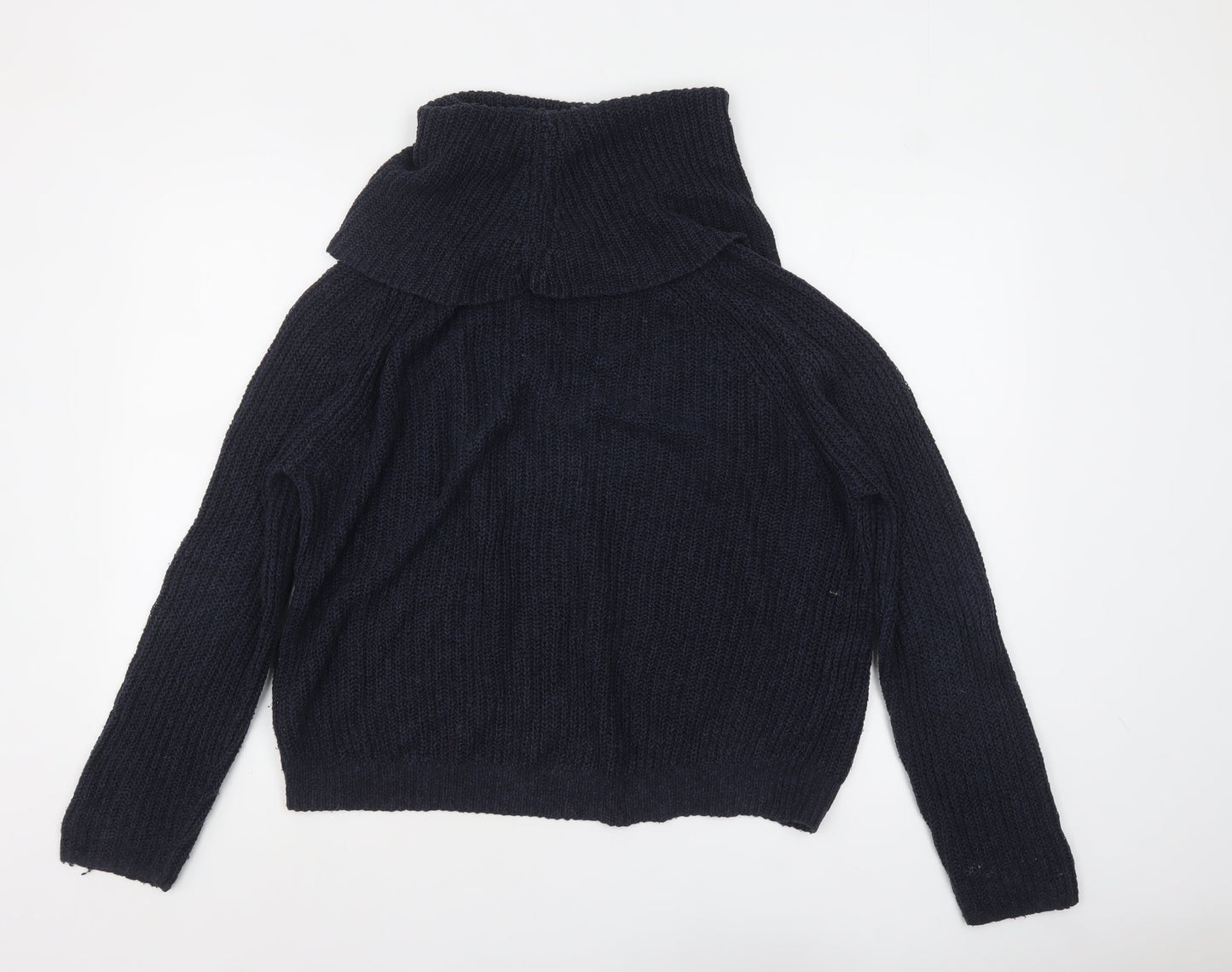 Womens UK Size L Hollister Blue Pullover Jumper