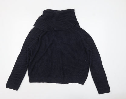 Womens UK Size L Hollister Blue Pullover Jumper