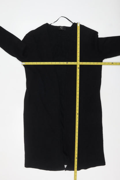Womens UK Size M/L AX Paris Black Cardigan Jumper