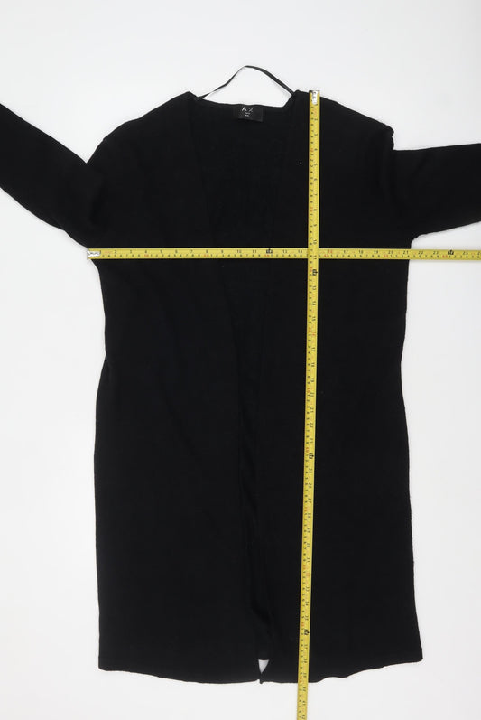 Womens UK Size M/L AX Paris Black Cardigan Jumper