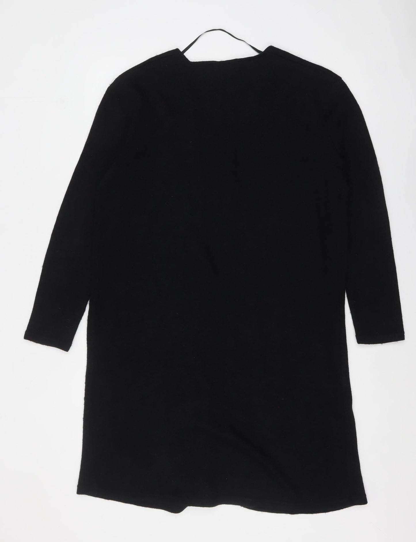 Womens UK Size M/L AX Paris Black Cardigan Jumper