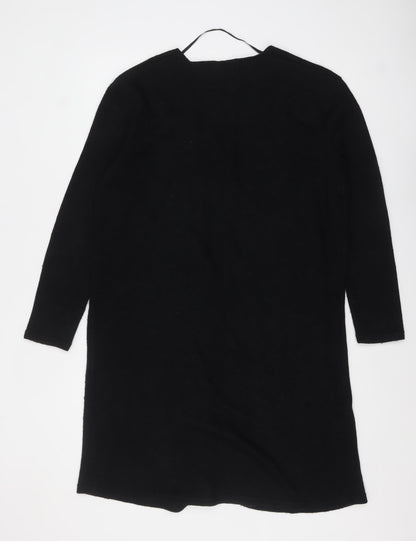Womens UK Size M/L AX Paris Black Cardigan Jumper