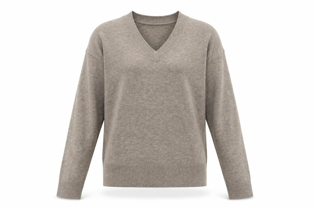 Womens UK Size S Marks and Spencer Beige Pullover Jumper