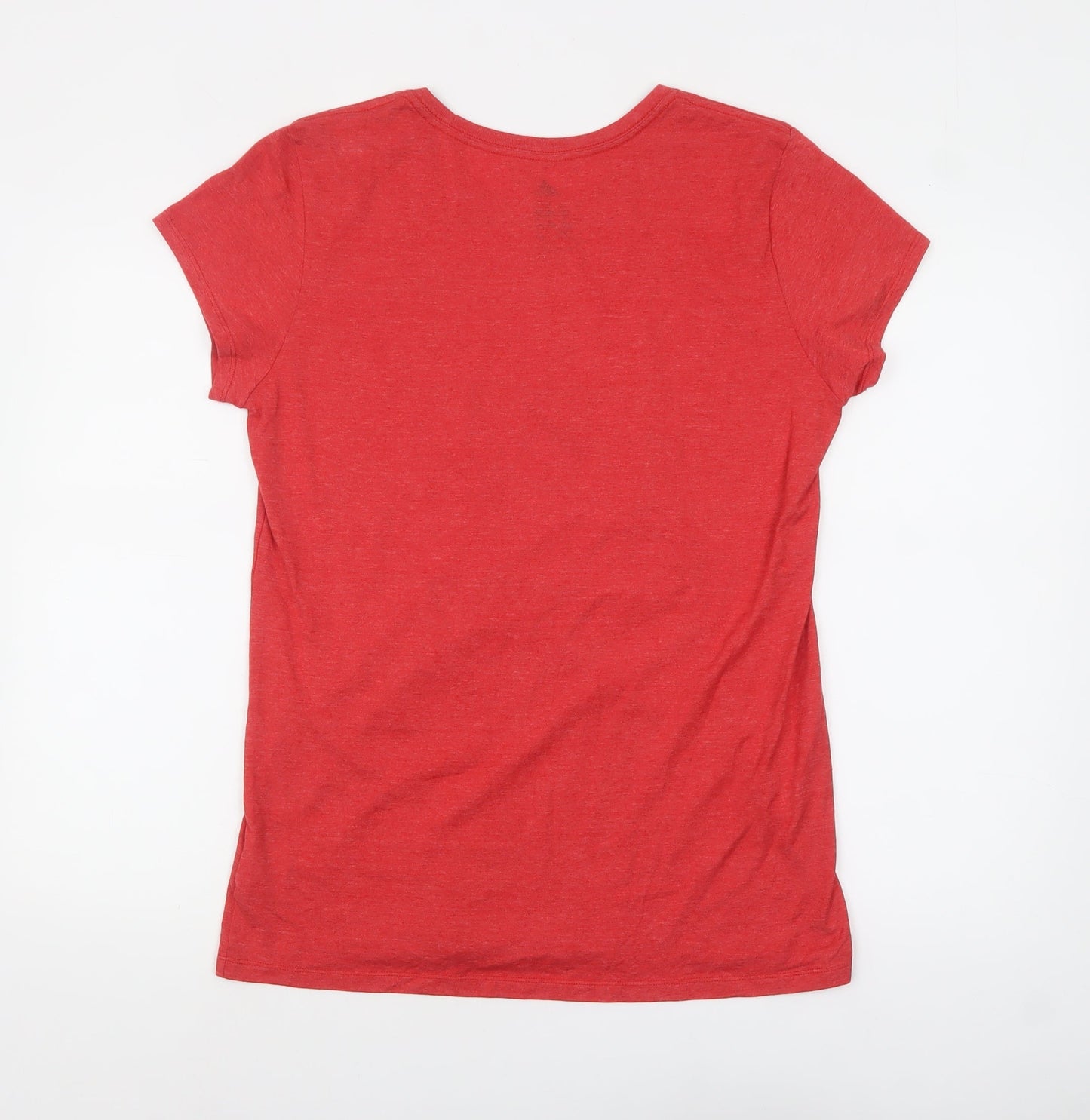 Womens UK Size 2XL adidas Red Basic T-Shirt