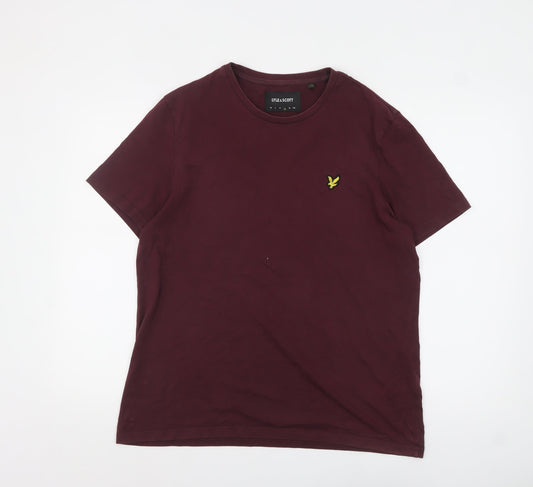 Mens UK Size L Lyle & Scott Brown  T-Shirt