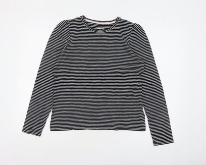 Womens UK Size M Boden Black Basic T-Shirt