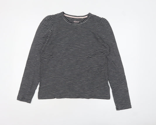 Womens UK Size M Boden Black Basic T-Shirt