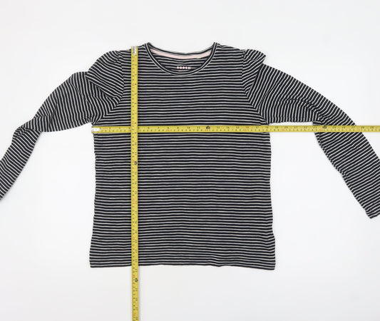 Womens UK Size M Boden Black Basic T-Shirt