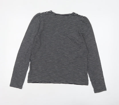 Womens UK Size M Boden Black Basic T-Shirt