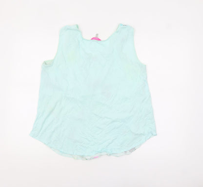 Womens UK Size 18 Joules Blue Camisole Tank