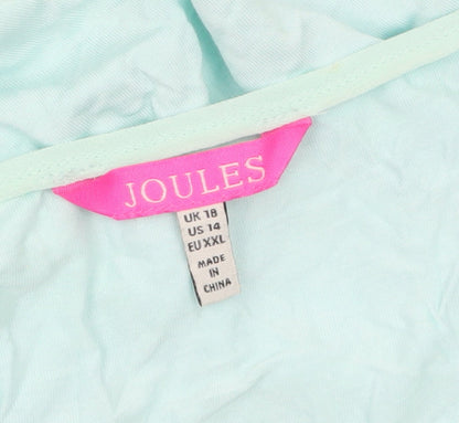 Womens UK Size 18 Joules Blue Camisole Tank