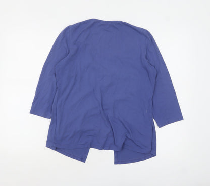 Womens UK Size 12 Marks and Spencer Blue Tunic Blouse