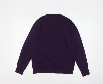 Womens UK Size M Linea Purple Pullover Jumper