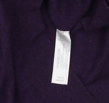 Womens UK Size M Linea Purple Pullover Jumper