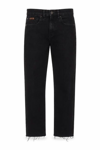 Mens UK Size 30R U.S. Polo Assn. Slim Fit Straight Black Jeans