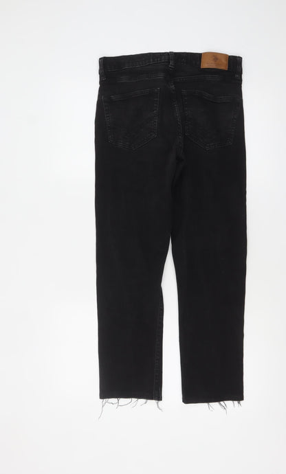 Mens UK Size 30R U.S. Polo Assn. Slim Fit Straight Black Jeans