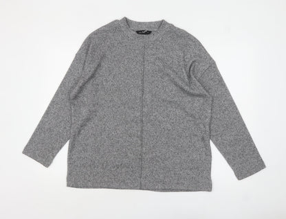 F&F Women's Grey Crew Neck Pullover Jumper Size M