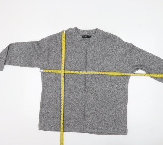 F&F Women's Grey Crew Neck Pullover Jumper Size M