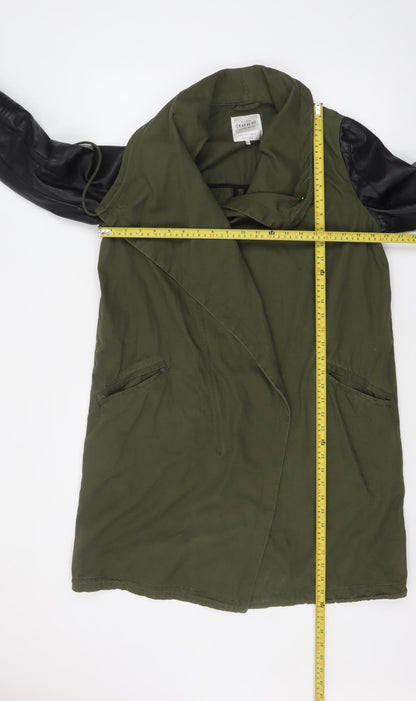 Womens UK Size 14 Zara Trafaluc Green Military Jacket