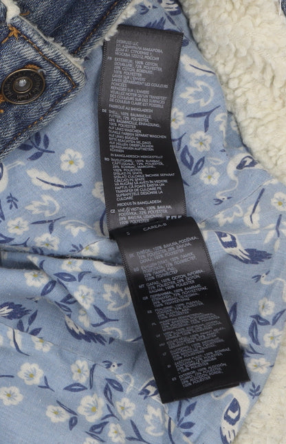 Womens UK Size 12 Mantaray Blue Basic Jacket
