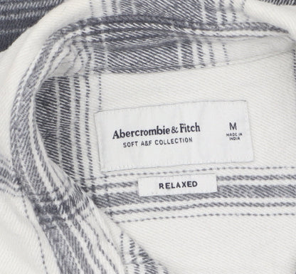 Mens UK Size M Abercrombie & Fitch Grey Shacket