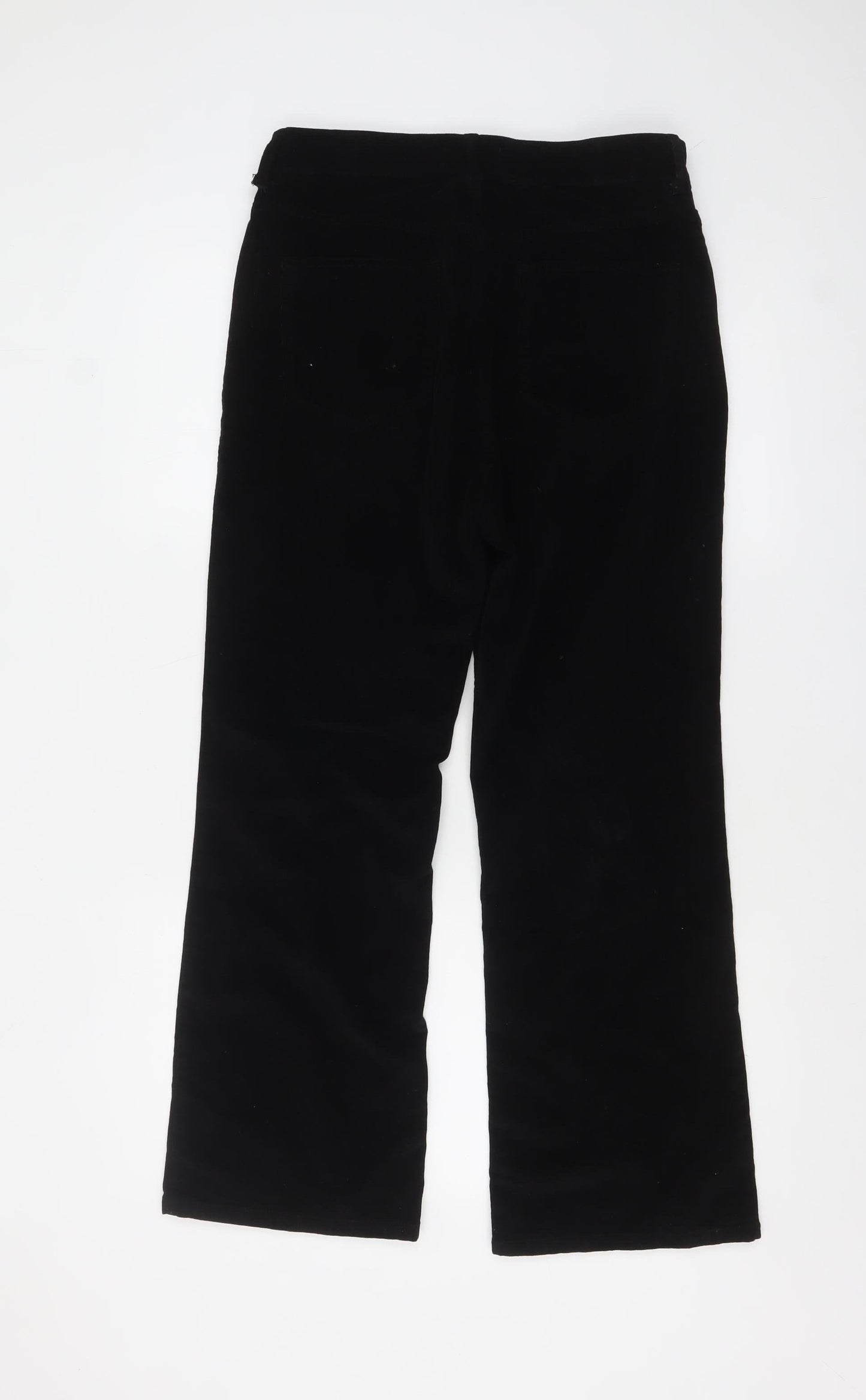Womens UK Size 14 Zara Regular Fit Casual Workwear Black Trousers