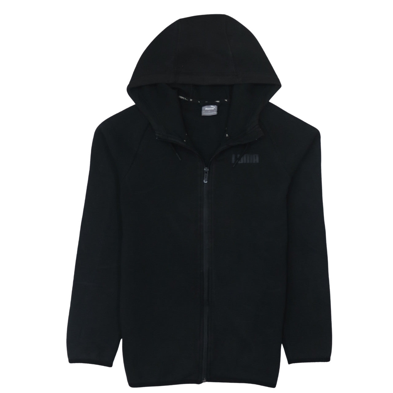 Womens UK Size S PUMA Black Full Zip Hoodie