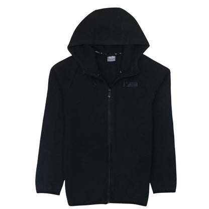 Womens UK Size S PUMA Black Full Zip Hoodie