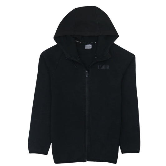 Womens UK Size S PUMA Black Full Zip Hoodie