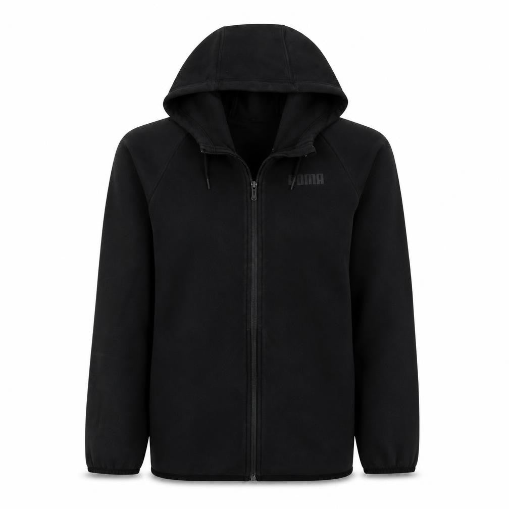Womens UK Size S PUMA Black Full Zip Hoodie