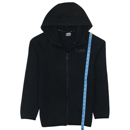 Womens UK Size S PUMA Black Full Zip Hoodie