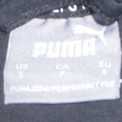 Womens UK Size S PUMA Black Full Zip Hoodie